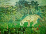 丛林系列之水边的花豹